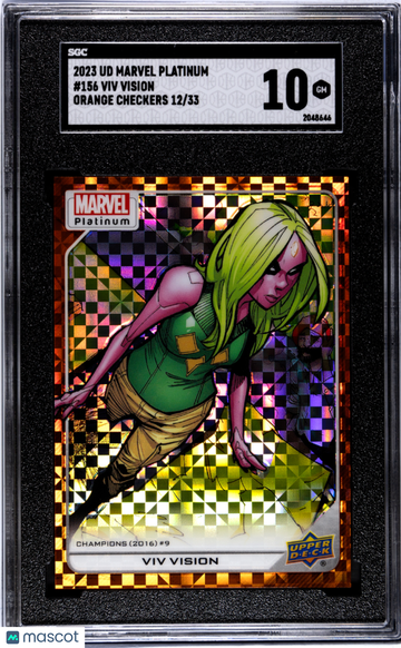 2023 Upper Deck Marvel Platinum Viv Vision #156 SGC 10