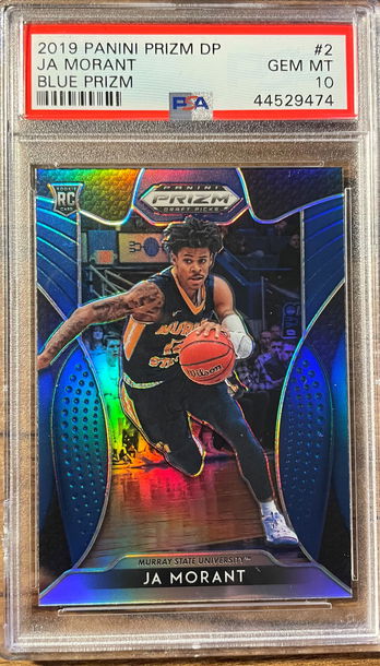 Ja Morant 2019 Prizm DP Blue #2 PSA 10