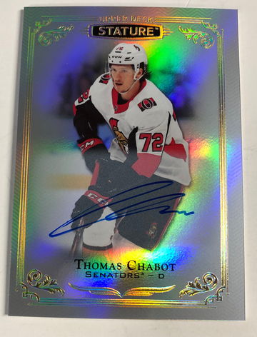 Thomas Chabot 2019-20 Upper Deck Stature Autograph