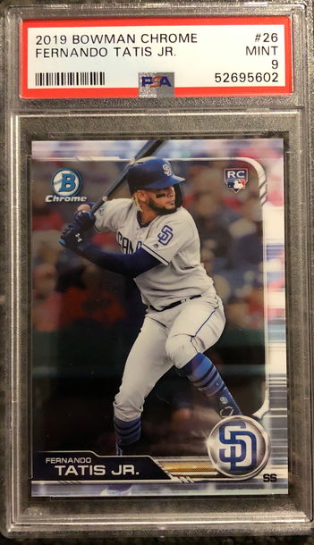 2019 Bowman Chrome Fernando Tatis Jr. #26 PSA 9