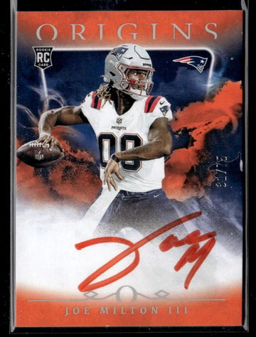2024 Panini Origins Rookie Autographs Joe Milton III #RAU-JMI RC Auto /99