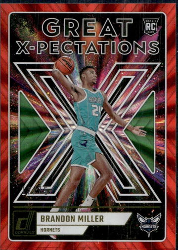 2023-24 Panini Donruss Great X-Pectations Brandon Miller #2 RC