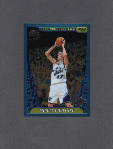 2001-02 Topps Chrome #161 Andrei Kirilenko Rookie