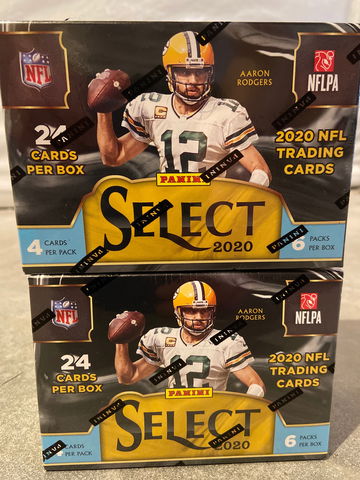 (2) 2020 Select Football Blaster Lot