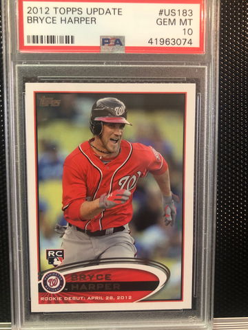 2012 topps update Bryce Harper rookie