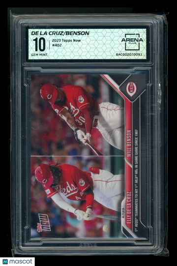 2023 Topps Now Elly De La Cruz Will Benson #402 Arena Club 10