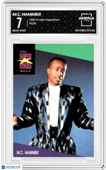 1991 ProSet SuperStars MusiCards MC Hammer #124 Arena Club 7