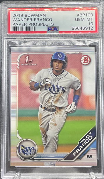 2019 Bowman Wander Franco PSA 10