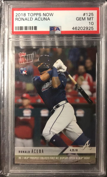 2018 Topps Now Ronald Acuna Jr.