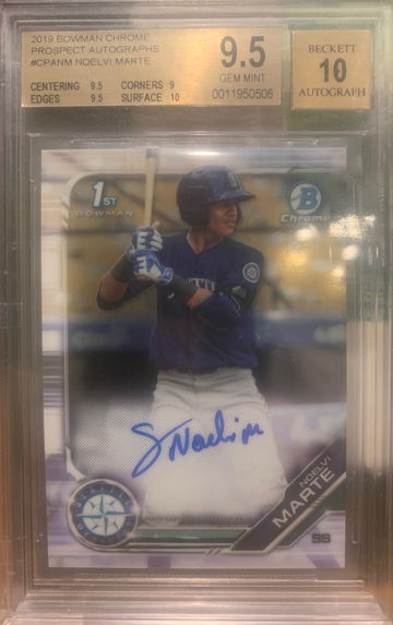 2019 bowman chrome Noelvi marte auto