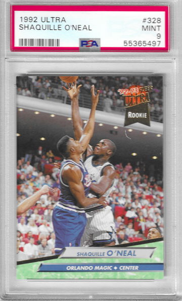 1992 Fleer Ultra Shaquille O'Neal PSA 9