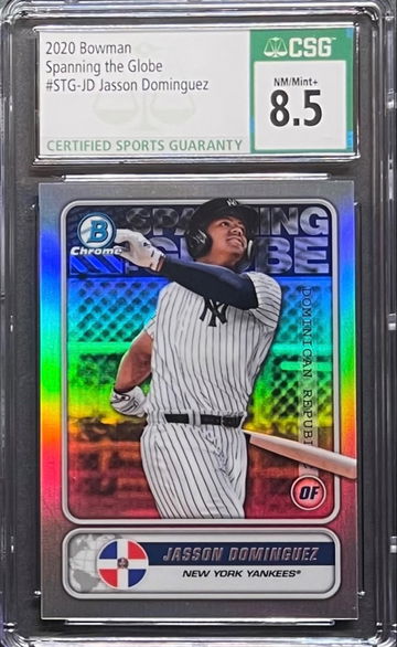 2020 Bowman Chrome Jasson Dominguez CSG 8.5 Near Mint 🔥⚾️