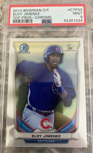 2014 Bowman Chrome Eloy Jimenez PSA 9 Mint draft ctp33
