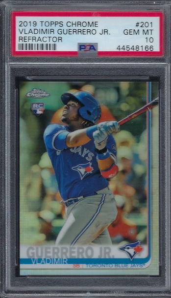 Vladimir Guerrero Jr. 2019 Topps Chrome Refractor PSA 10