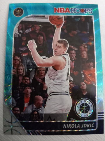 2019-20 NBA Hoops Premium Stock MINT Nikola Jokic 47 TEAL Wave Prizm SSP DENVER Nuggets