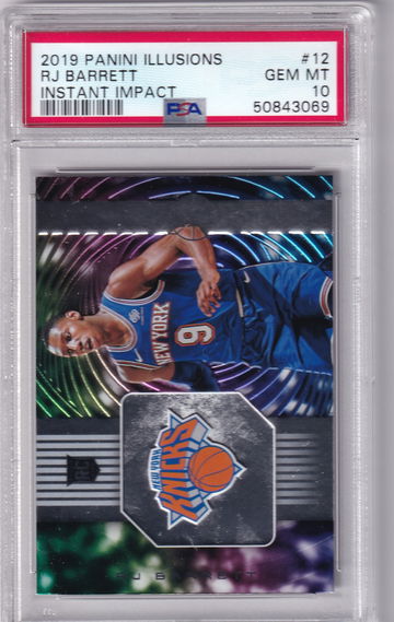 2019 Panini Illusions RJ Barrett Instant Impact #12 PSA 10