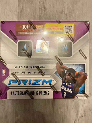 2019-2020 PANINI PRIZM BASKETBALL RETAIL BOX