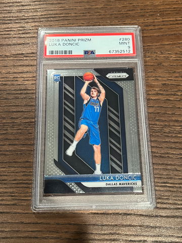 PSA 9 Panini Prizm Luka Doncic Rookie #280