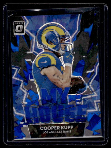 2022 Panini Donruss Optic My House Blue Cracked Ice Cooper Kupp #MH-6 /15