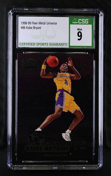 1998 KOBE BRYANT FLLER METAL #86