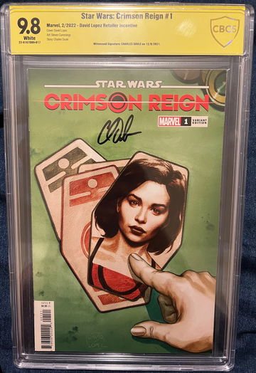 Star Wars: Crimson Reign #1 Lopez 1:25- Signed by Charles Soule