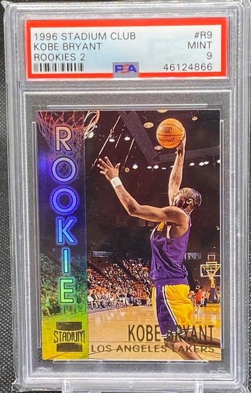1996 Stadium Club Kobe Bryant Rookie PSA 9 Rookies 2 #R9