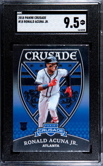 2018 Panini Crusade RONALD ACUNA #18 SGC 9.5