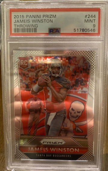 2015 panini prizm jameis winston #244 PSA 9 Mint