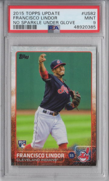 2015 Topps Update Francisco Lindor PSA 9