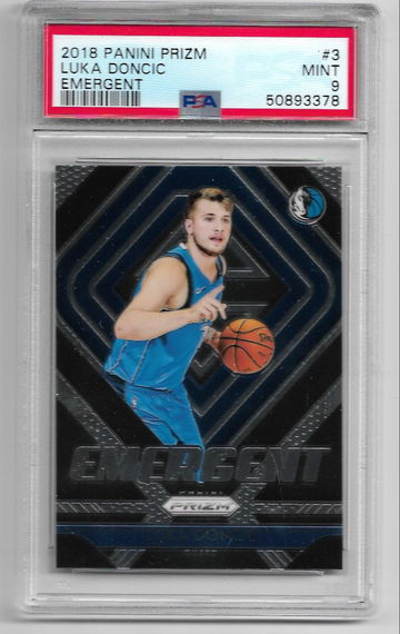 Luka Doncic 2018 Prizm Emergent PSA 9