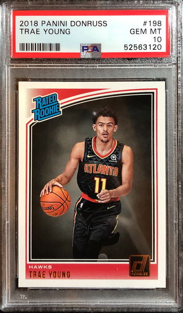 2018 Donruss Trae Young #198 PSA 10 GEM MINT