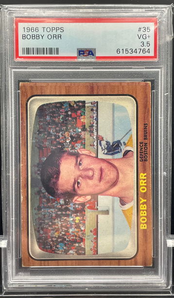 1966 Topps Bobby Orr PSA 3.5