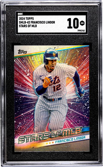 2024 Topps #SMLB-42 Francisco Lindor Stars of MLB SGC 10