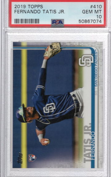 2019 Topps Fernando Tatis Jr. Padres RC