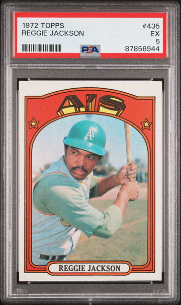 1972 Topps Reggie Jackson #435 PSA 5