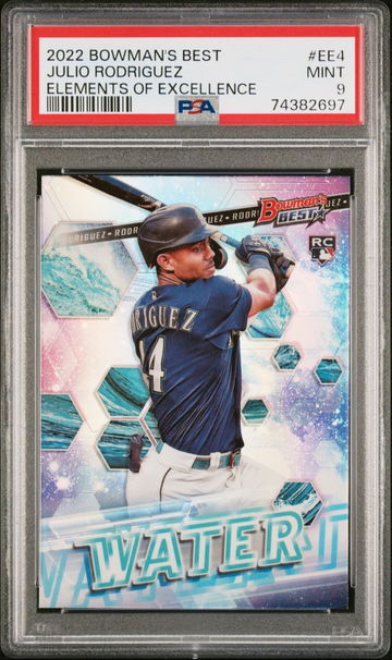 2022 Bowman's Best Elements of Excellence EE4 Julio Rodriguez PSA 9 MINT Seattle Mariners 