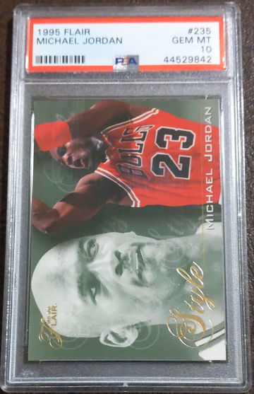 1995 Flair, #235, Michael Jordan, PSA 10