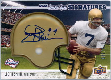 2010 Upper Deck NCAA Sweet Spot Signatures Joe Theismann #SSS-JT Auto /100