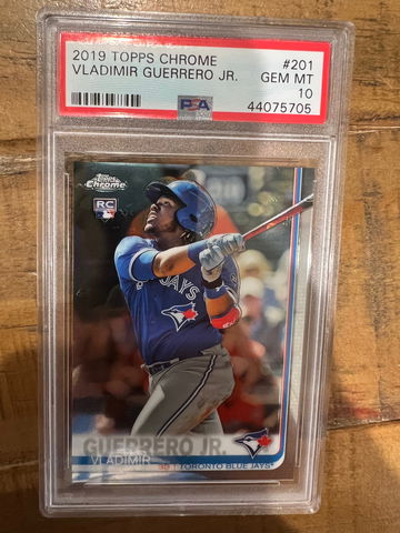 2019 Topps Chrome Vladimir Guerrero Jr RC PSA 10 