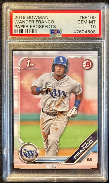 Wander Franco 2019 Bowman Paper Prospects PSA 10