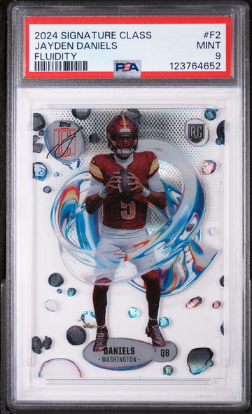 2024 Topps Signature Class Fluidity Jayden Daniels #F-2 PSA 9