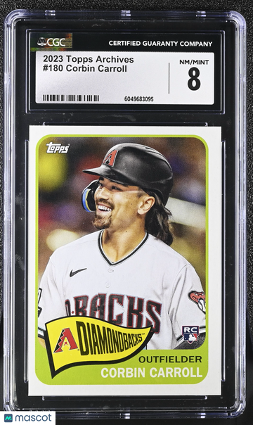 2023 Topps Archives Corbin Carroll #180 CGC 8