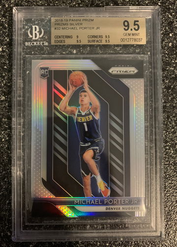 Michael Porter Jr Prizm Silver BGS 9.5