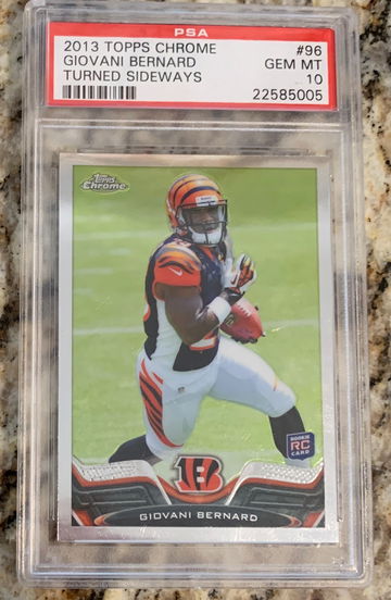 2013 Topps Chrome Giovani Bernard RC PSA 10 Buccs Bengals