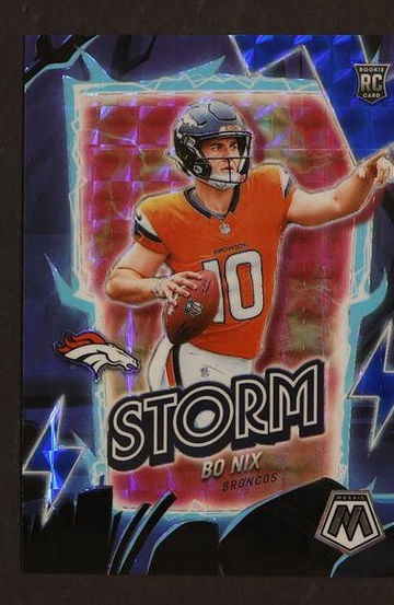 2024 Panini Mosaic #13 Bo Nix Storm Blue /99