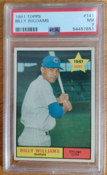 1961 Topps Billy Williams PSA 7