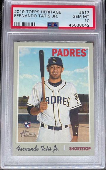 PSA 10 2019 Topps Heritage Fernando Tatis Jr #517