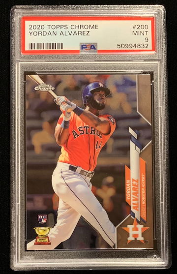 2020 Chrome 200 Yordan Alvarez rc psa 9