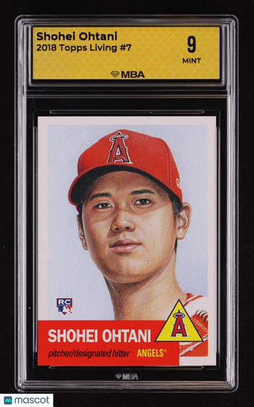 2018 Topps Living Shohei Ohtani #7 Rookie MBA 9
