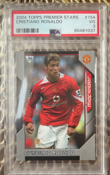 2004 Topps Premier Stars Cristiano Ronaldo PSA 3
